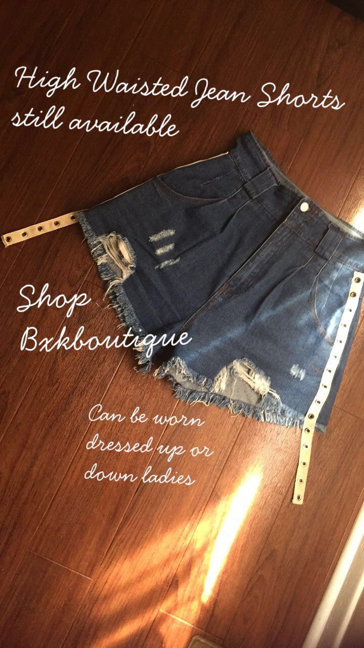 High Waisted Jean Shorts 
