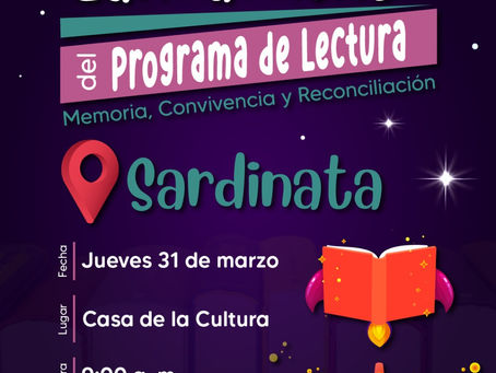 PROGRAMA DE LECTURA MEMORIA CONVIVENCIA Y RECONCILIACÓN