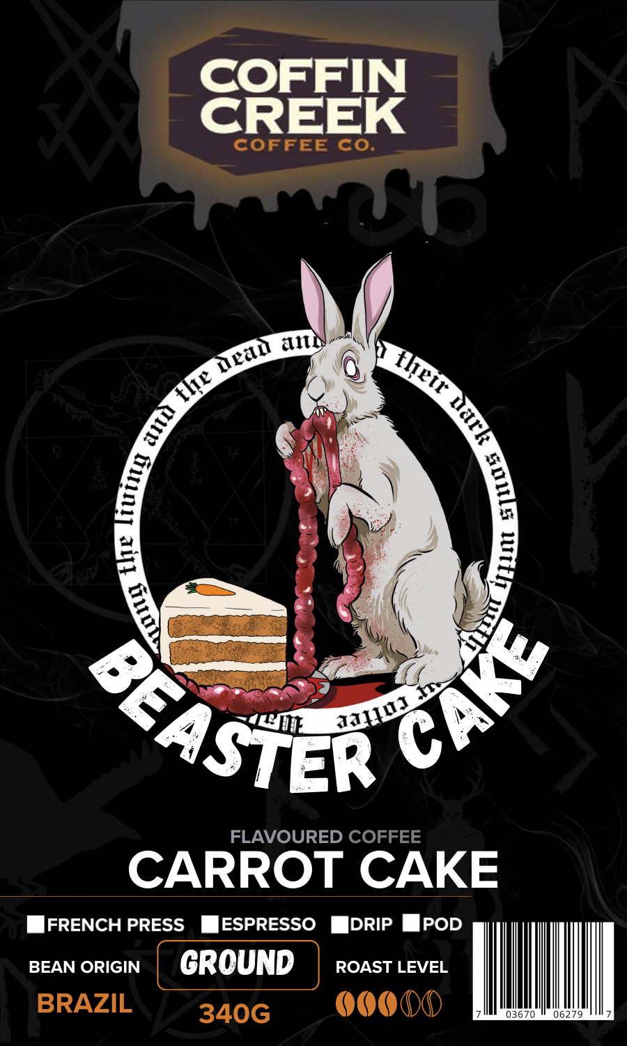 Beaster Cake - Carrot Cake Flavour - 340 Grams