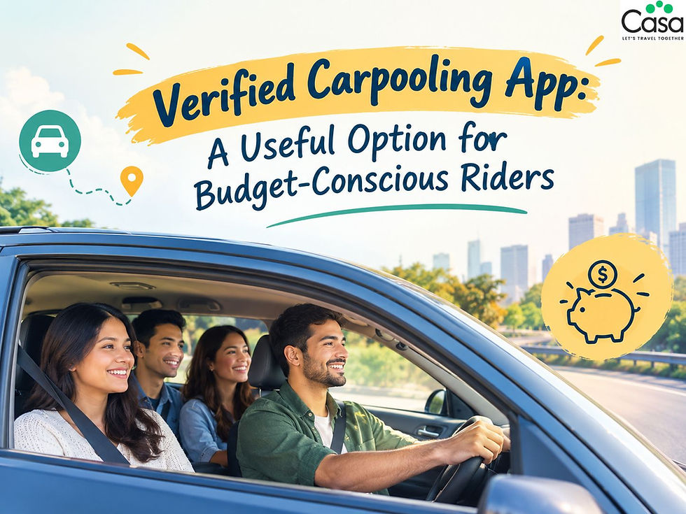 Verified Carpooling App: A Useful Option for Budget-Conscious Riders