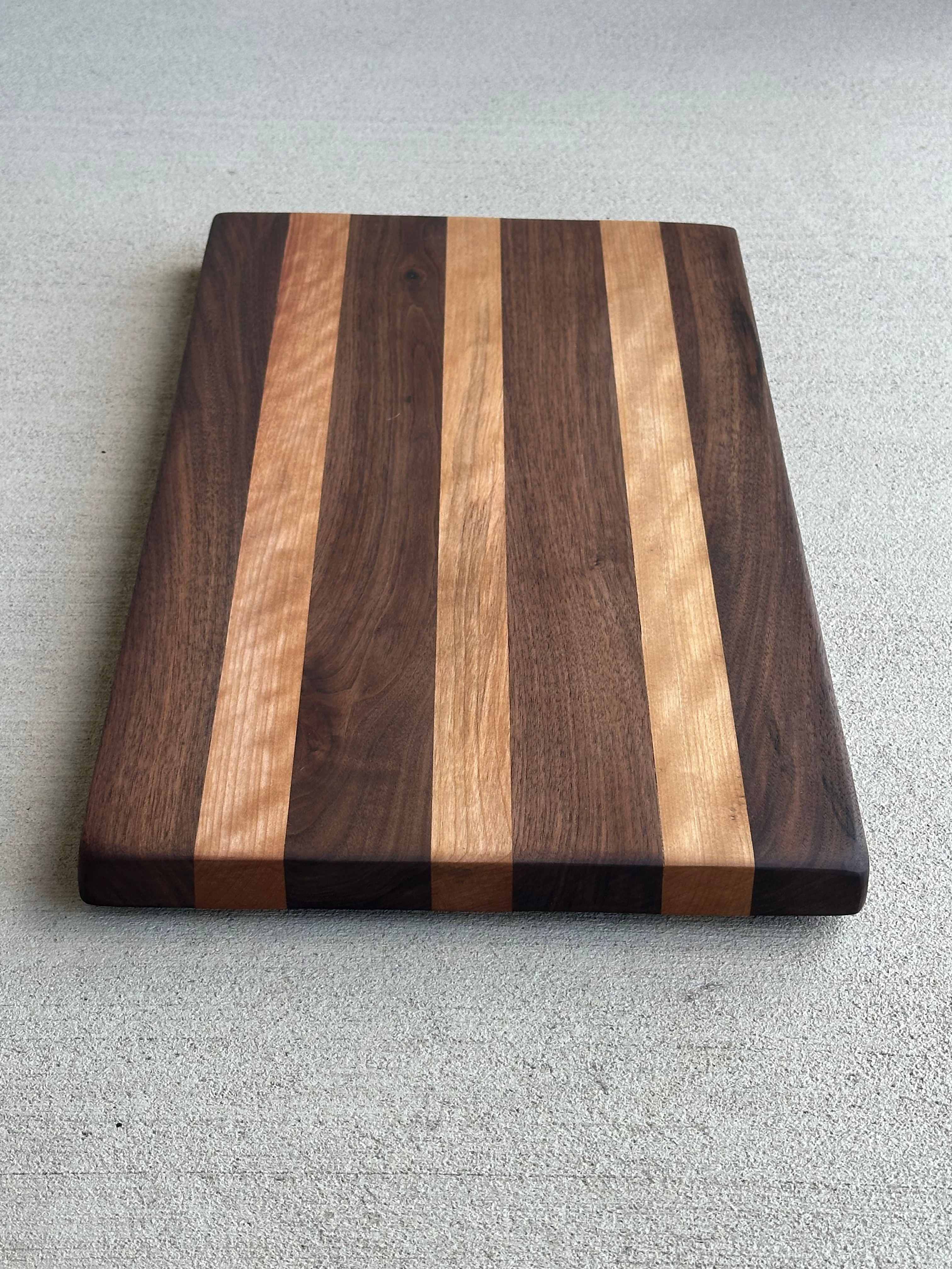 Black Walnut & Yellow Birch "Strip" Cutting Board