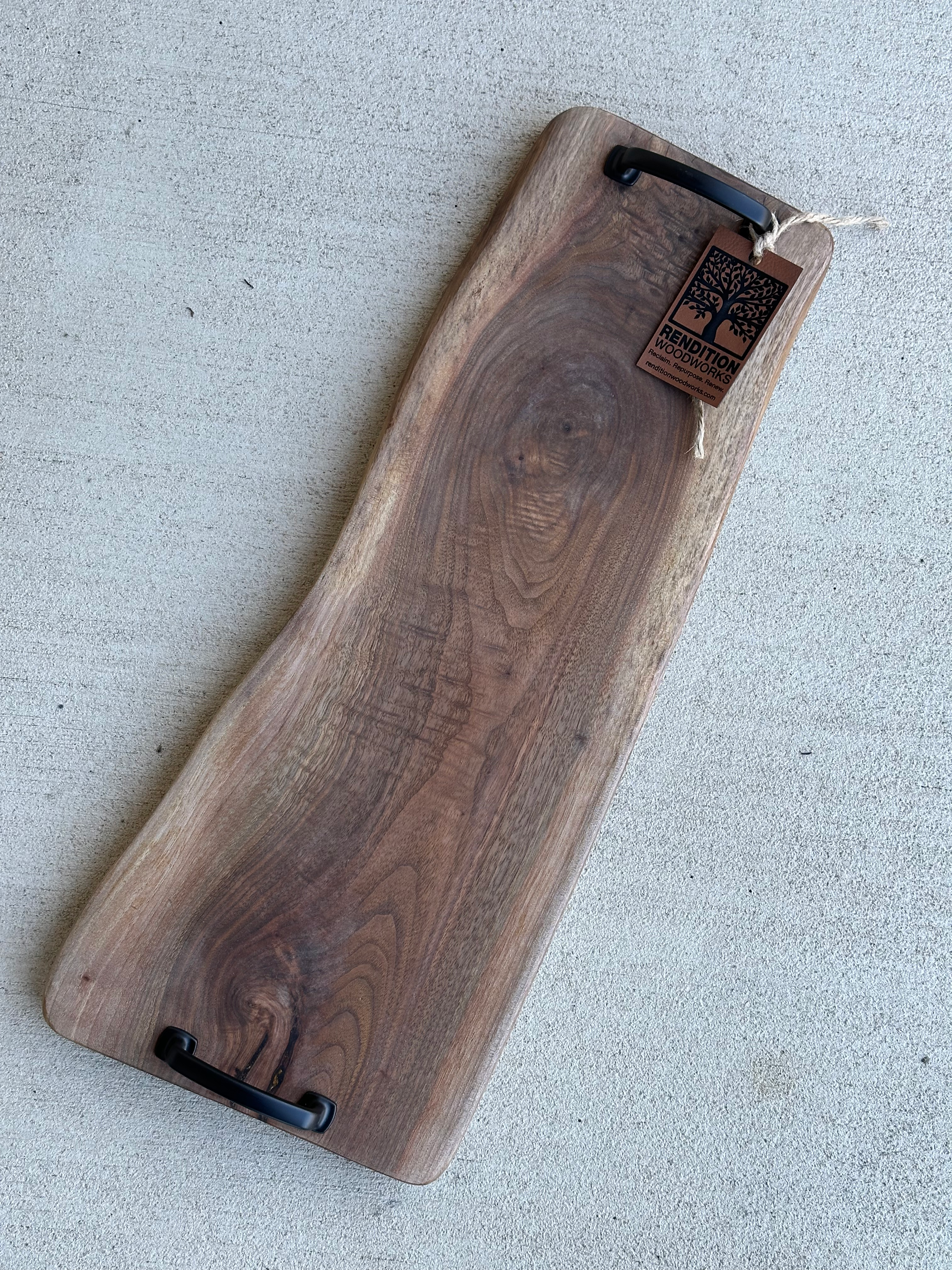 Black Walnut Charcuterie Board
