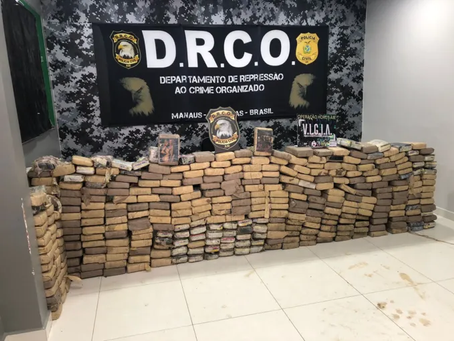 Meia tonelada de maconha é apreendida com venezuelano em Manaus