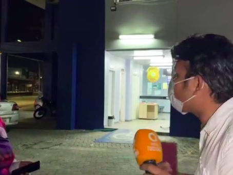 Vídeo: Mãe hostiliza repórter após prisão do filho suspeito de cometer arrastões em Manaus