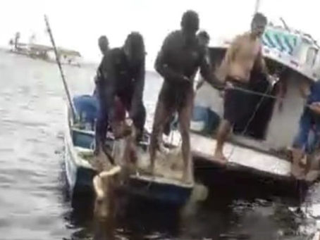 Vídeo forte: corpo de jovem que desapareceu após cair no Rio Negro é encontrado