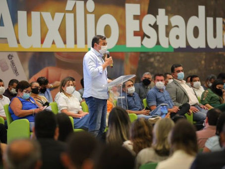 Wilson anuncia auxílio permanente de R$ 150 para 300 mil famílias do AM