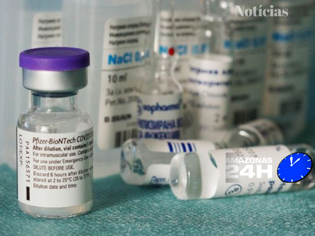 Novo lote de vacinas da Pfizer chega ao Brasil