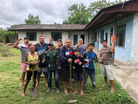Comunidade do Canaranas e Bom Jesus em ação para revitalizar espaço para projetos Sociais