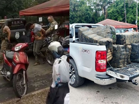 Homem é preso com 2 toneladas de drogas em Manaus; Vídeo
