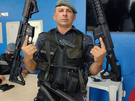 Policia Militar da 1º e 3º CICOM encurrala criminosos e recupera Fuzis usado no ataque a Viatura