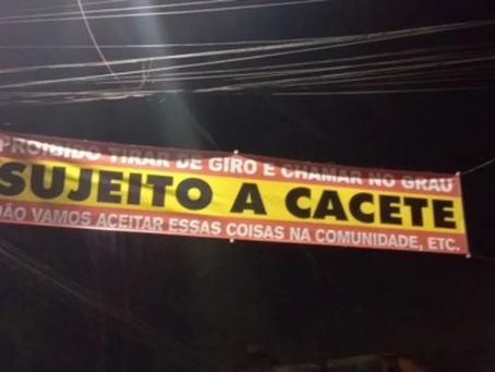 PCC promete “cacete” em quem empinar moto em comunidades