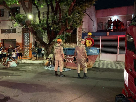 Moradores identificam odor e Corpo de Bombeiros encontra corpo em caixa coletora na Aparecida