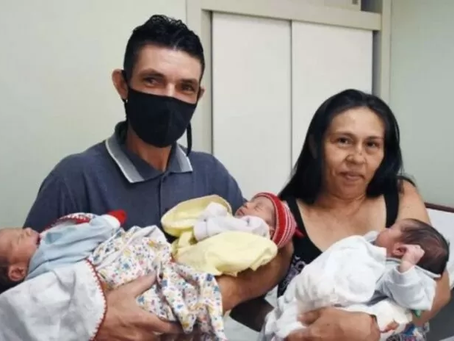 Mulher que esperava gêmeas dá à luz a trigêmeos: ‘Estava escondido’