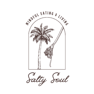 The Salty Soul logo represents a balanced life and a balanced diet, promoting health and happiness.
