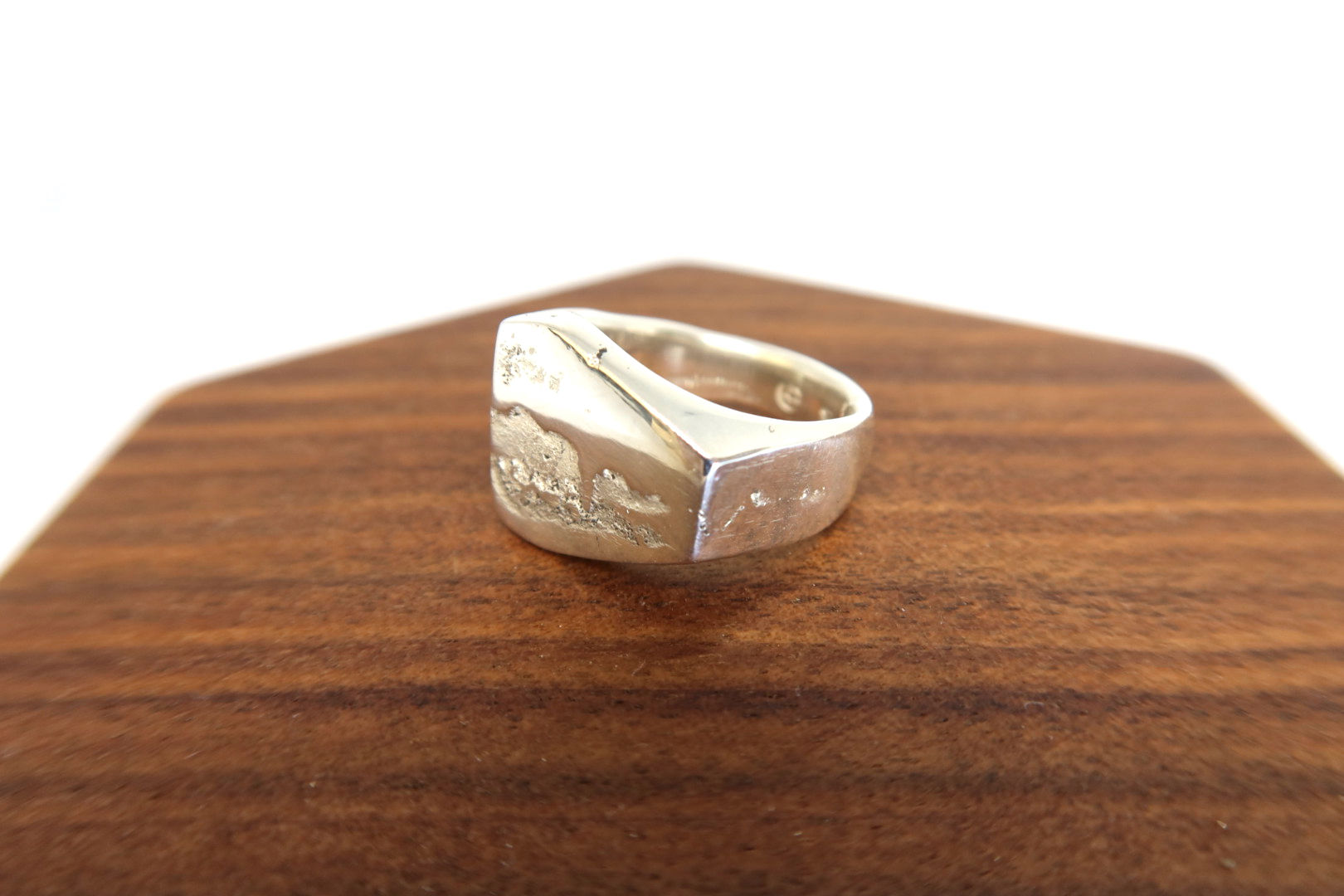 Silver ring Men, Size 60