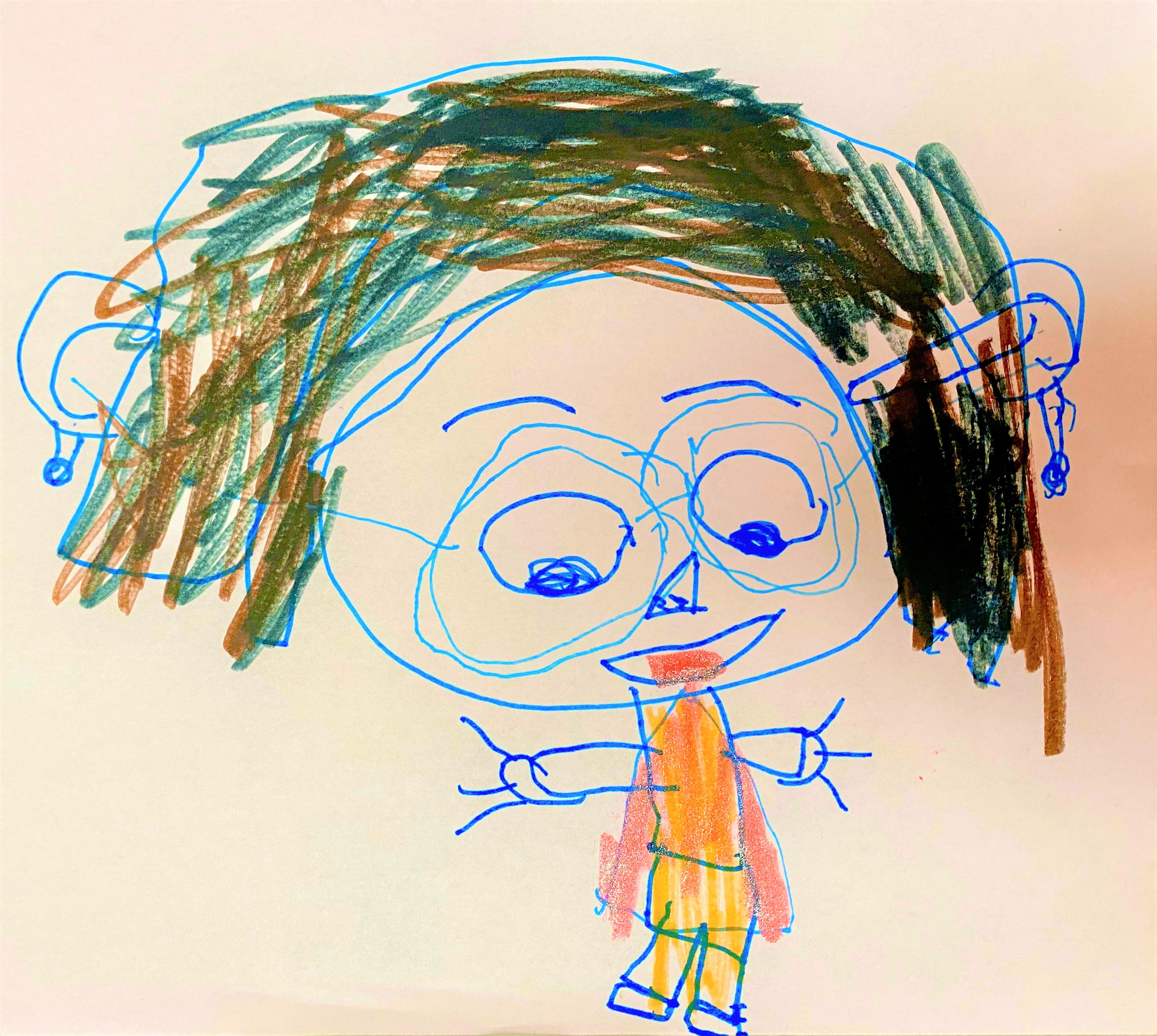 Aliyah self portrait with glasses