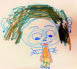 Aliyah self portrait with glasses
