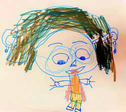 Aliyah self portrait with glasses