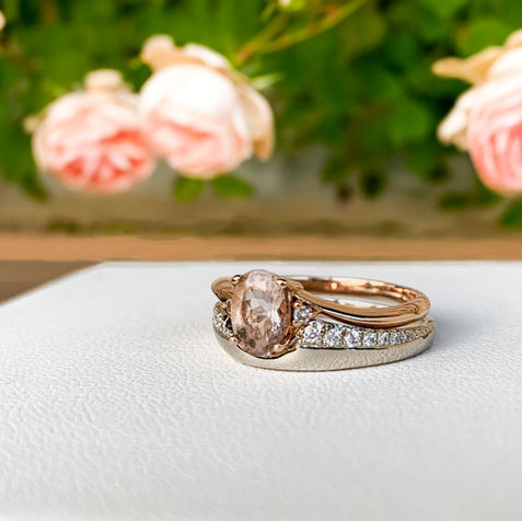 zásnubní a snubní prsten