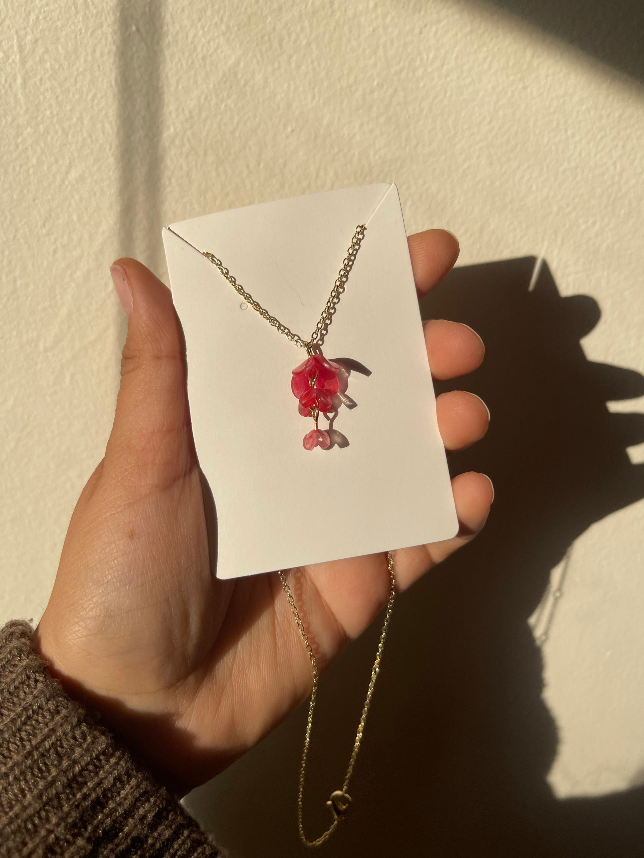 Ombré Pink Dripping Flower