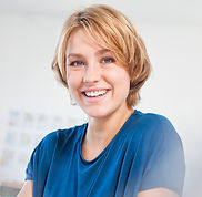 Woman with Blue Tshirt