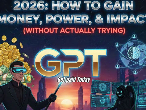 MONEY & POWER 2026:         Time to GET IT.