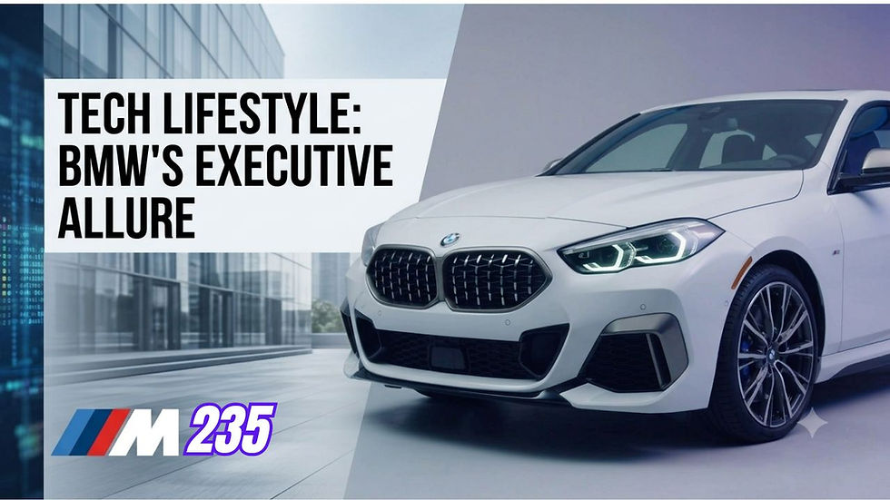 TECH NINJA mindset defines the 2026 BMW M235: a machine that operates with silent, calculated power, elite elegance, and lethal precision against the competition. "True power doesn't need to shout—it calculates, it executes, and it dominates in absolute silence. Meet the automotive world's high-tech ninja: a machine engineered with ruthless precision, lethal grace, and understated elegance that leaves the competition standing still.