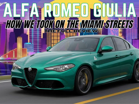 Ciao, amici! Forget the bland, the beige, and the utterly forgettable. Today, we're not just discussing a car; we're reminiscing about a whirlwind romance, a vibrant, sun-drenched test drive that forever cemented my love for Italian automotive passion. We're talking about the 2025 Alfa Romeo Giulia Veloce, a car that doesn't just transport you; it transports your soul, especially when experienced on the shimmering streets of Miami and the iconic stretch of A1A.