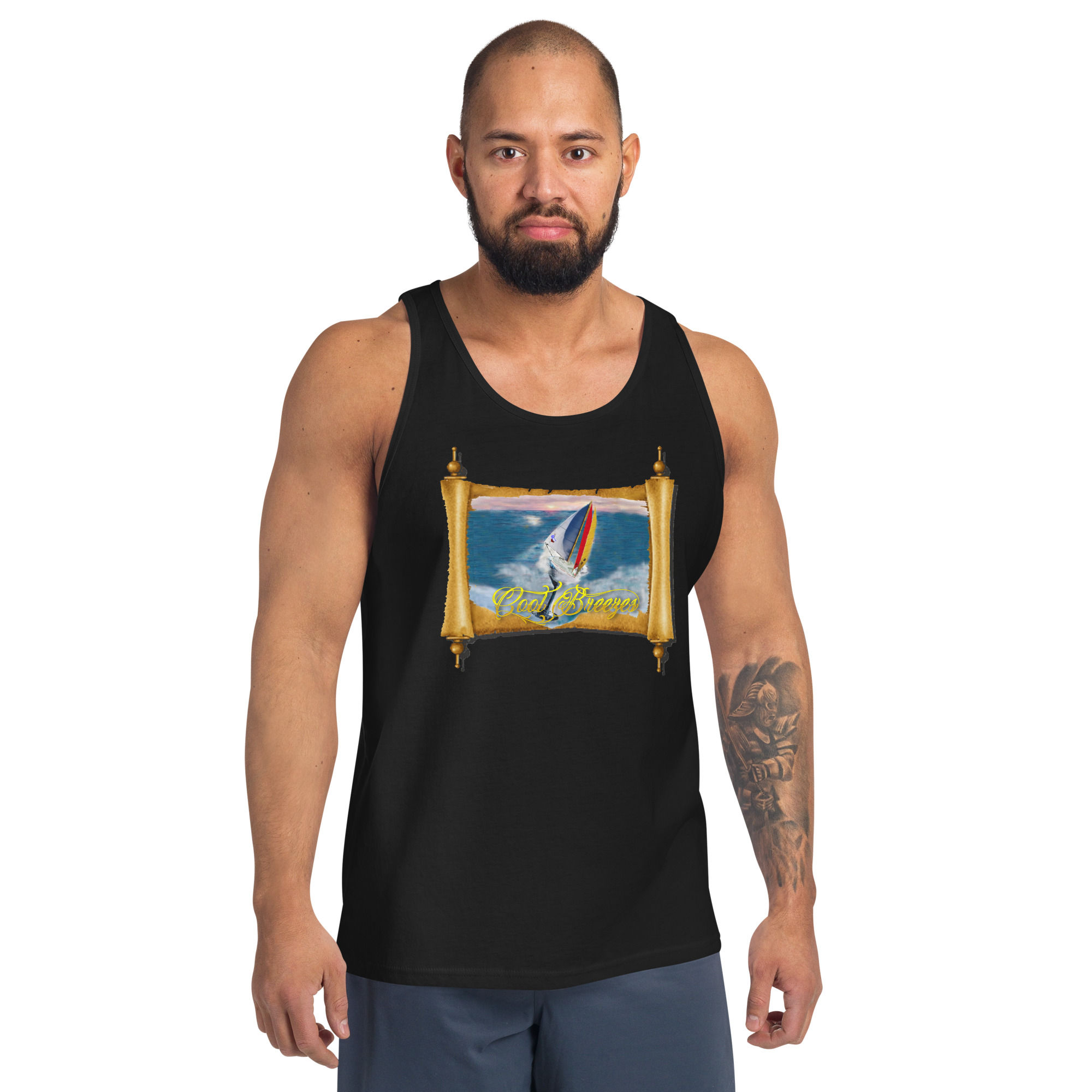 Men's Tank Top - Map Design