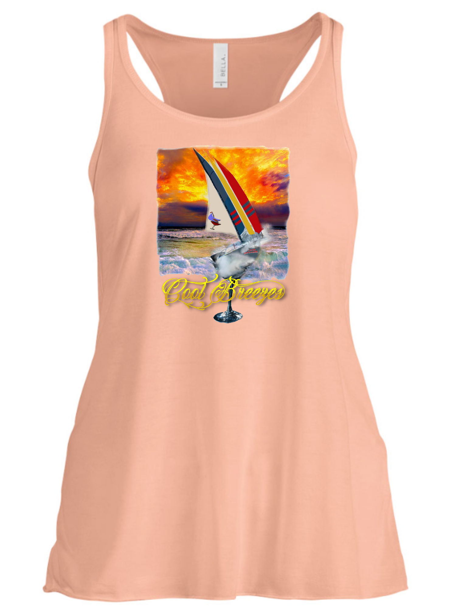 Flowy Women's Racerback Tank - Freestyle Design