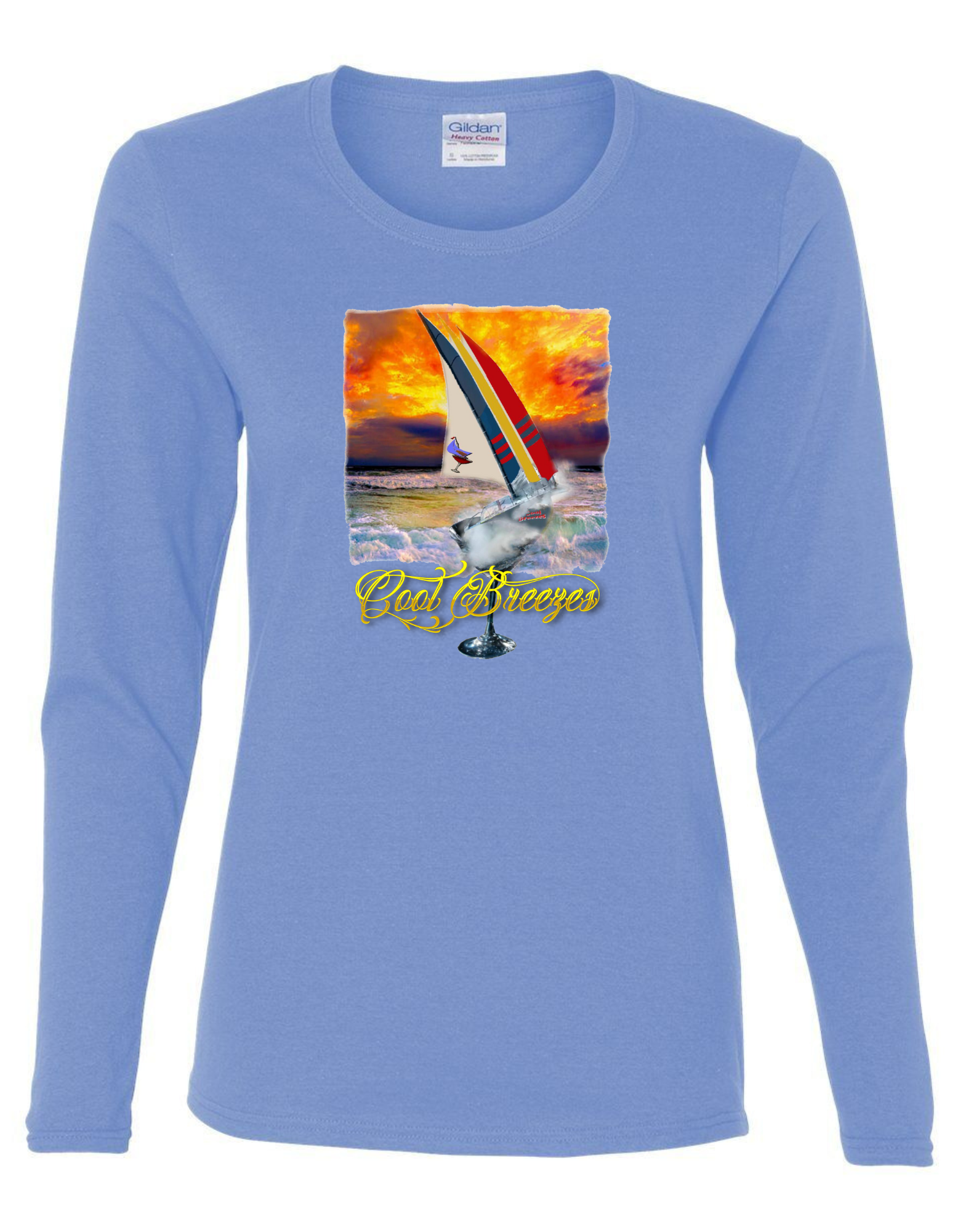 Women's Long Sleeve Tee - Freestyle Design
