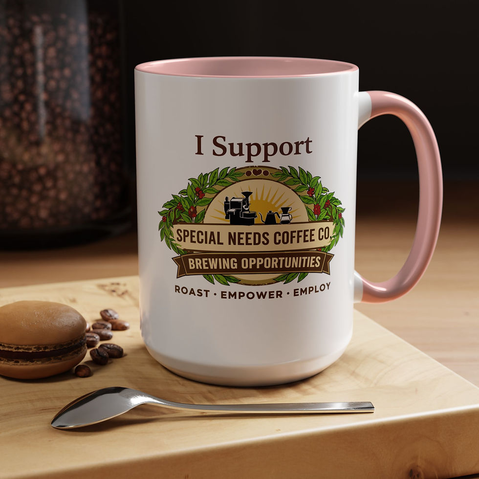 Thumbnail: I Support Special Needs Coffee Co Mug | 15oz Accent Coffee Mug