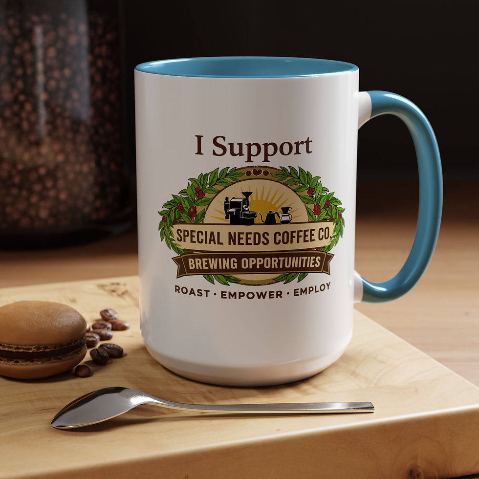 Thumbnail: I Support Special Needs Coffee Co Mug | 15oz Accent Coffee Mug