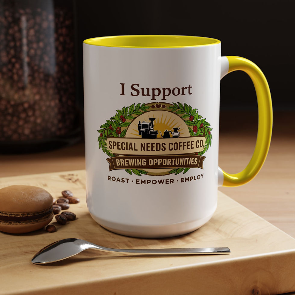 Thumbnail: I Support Special Needs Coffee Co Mug | 15oz Accent Coffee Mug