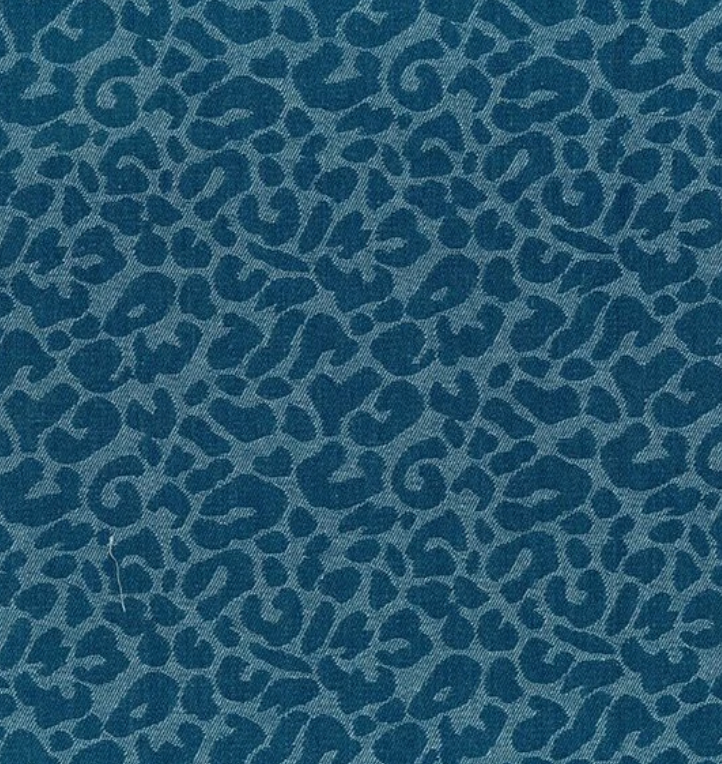 Jacquard Denim - medium blue