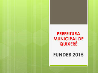 Receita FUNDEB 2015