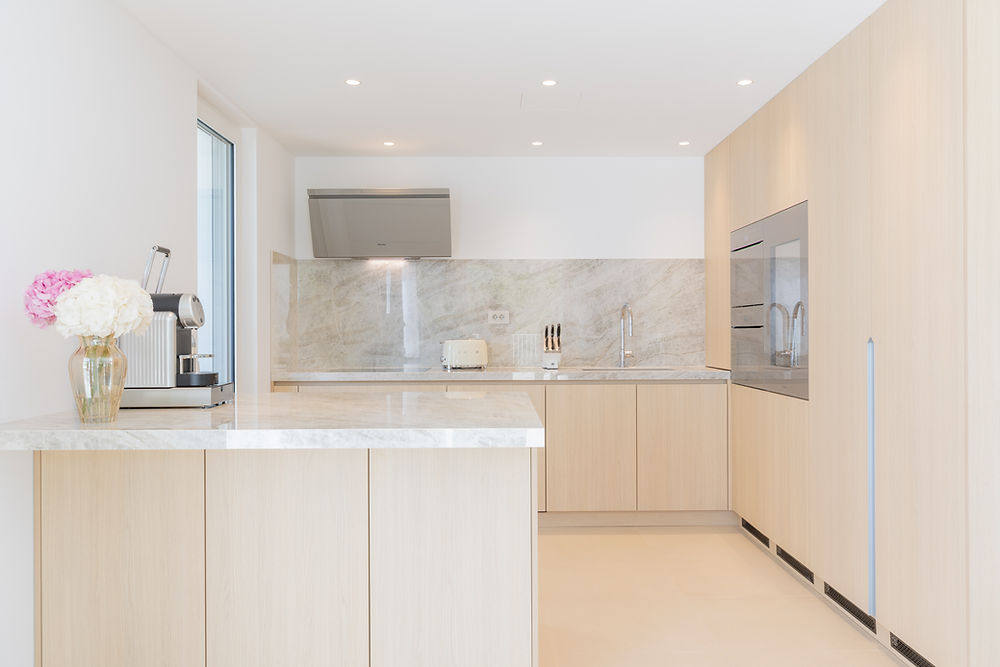 Spacious modern kitchen in Villa A