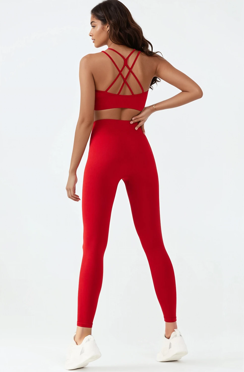 Seamless bra legging set