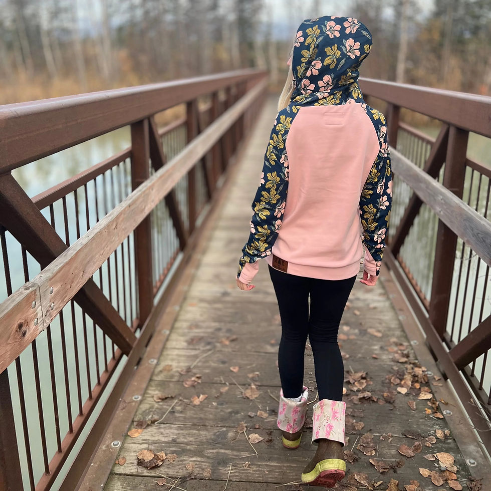 Thumbnail: Wild Geranium Sleeve Hoodie