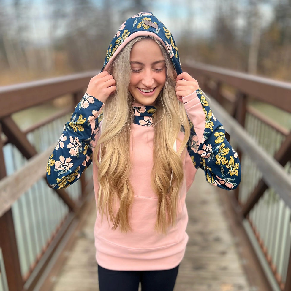 Thumbnail: Wild Geranium Sleeve Hoodie