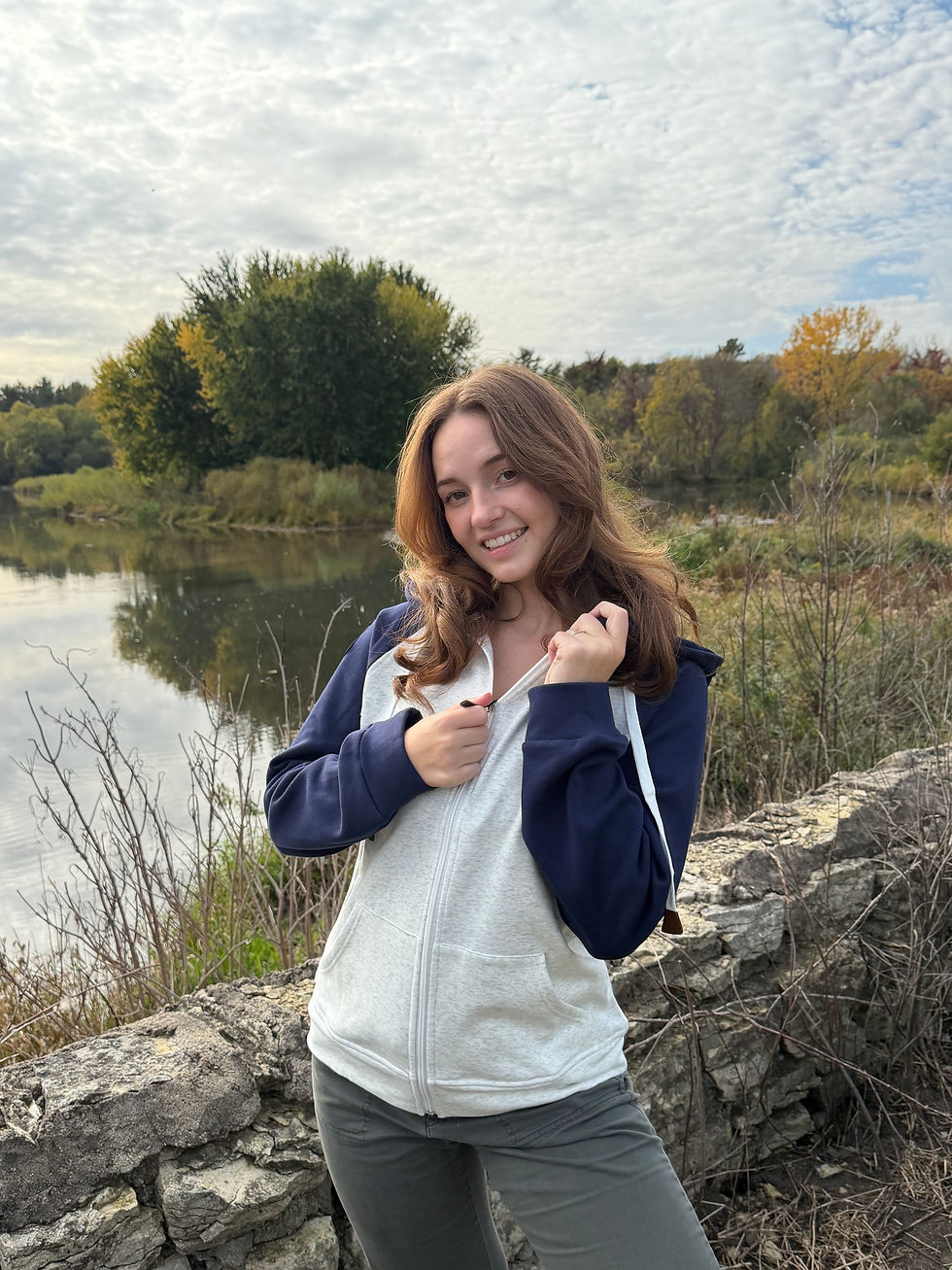 Thumbnail: Two Tone Zip Up Hoodie