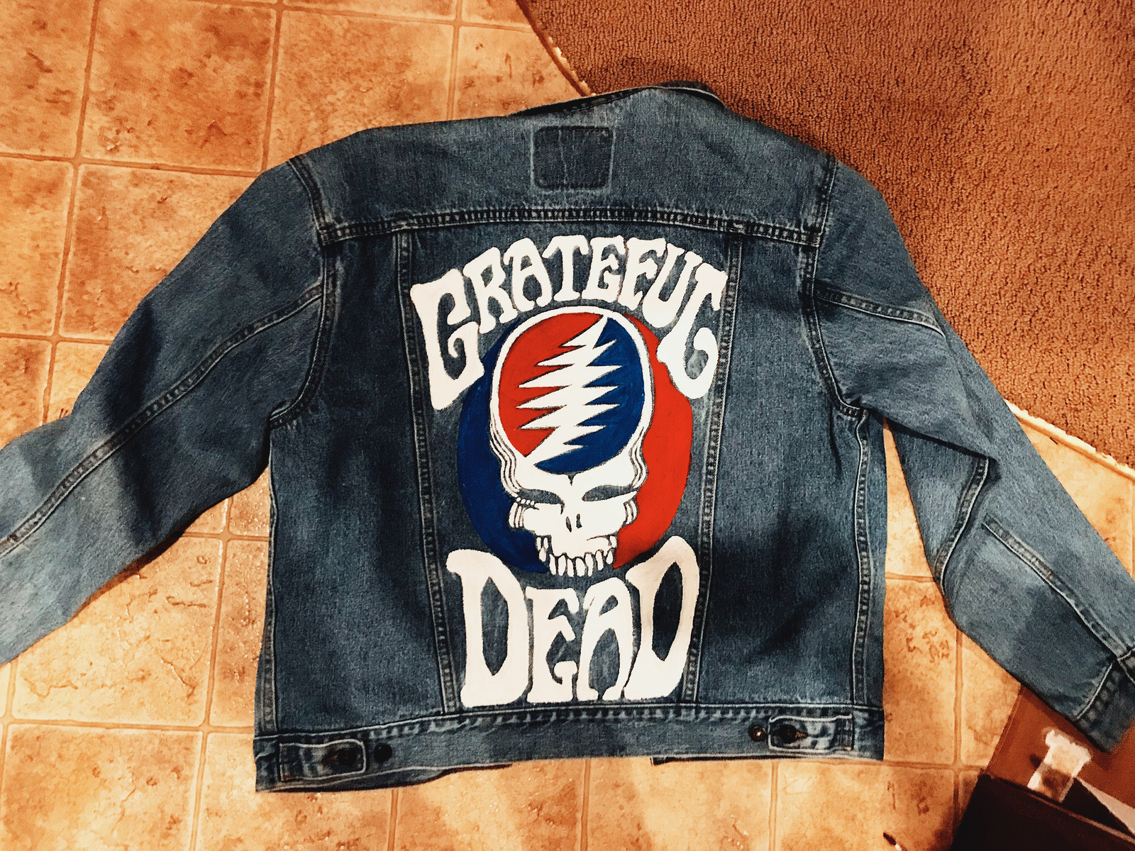 grateful dead jean jacket