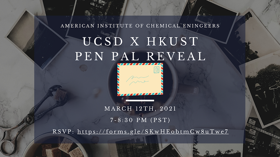 UCSD x HKUST Pen Pal Reveal