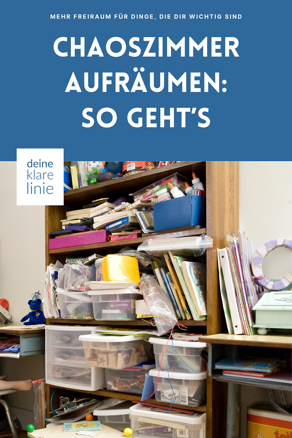 Chaoszimmer aufräumen: So geht's - Deine klare Linie