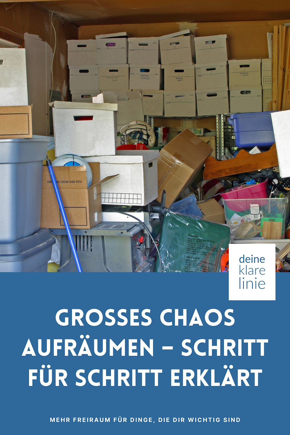 Großes Chaos ausfräumen - Schritt frü Schritt erklärt - Deine klare Linie