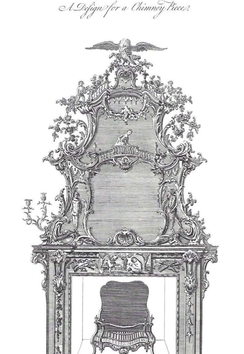 Chippendale design for a chimneypiece