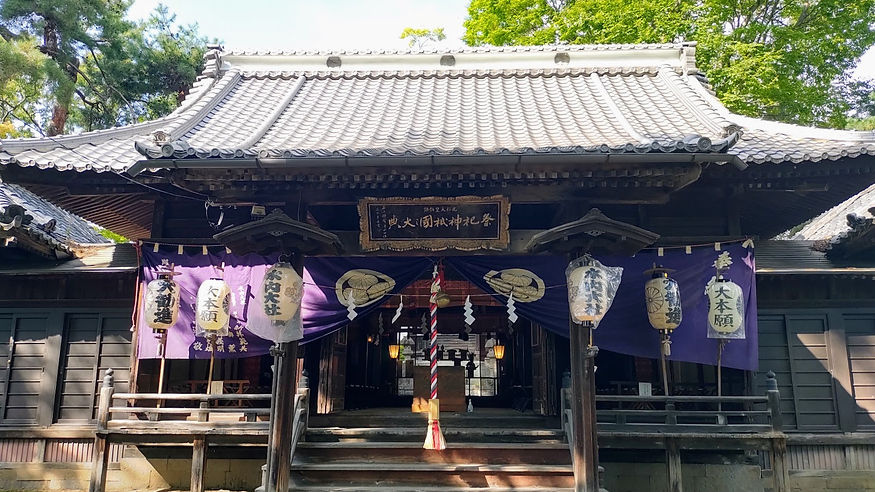 水内大社の拝殿