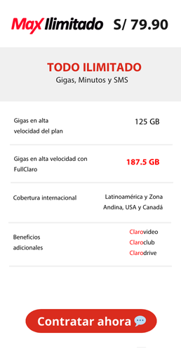 Plan 79.90 Claro
