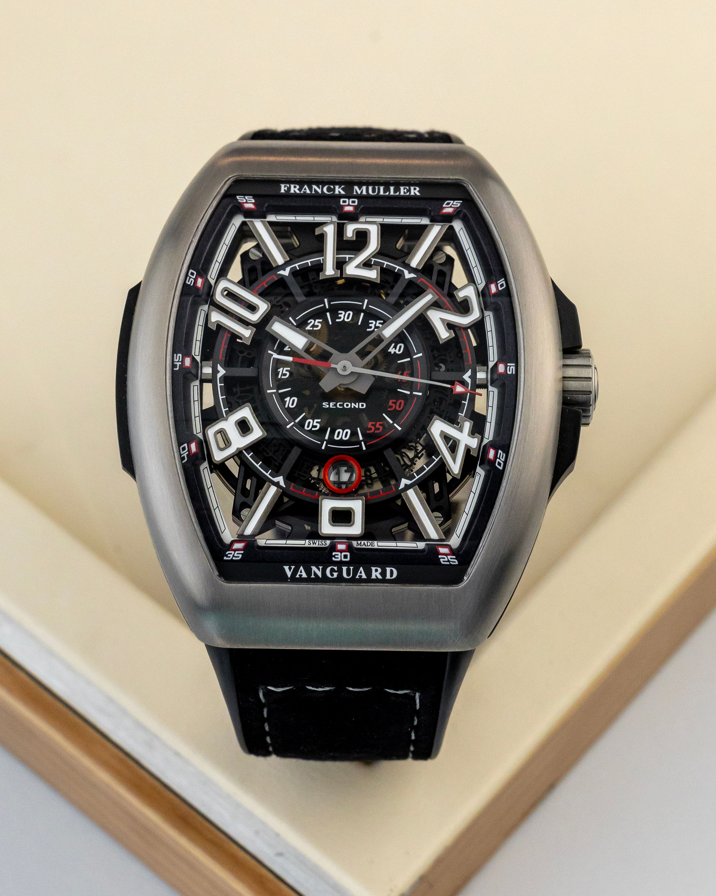 Franck Muller Vanguard Racing Skeleton Reference: V45 SC DT SQT RCG/ TTBR.NR