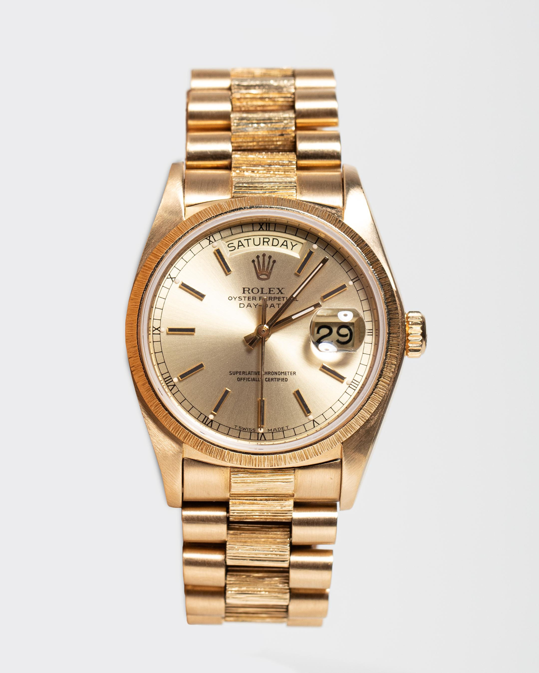 Rolex Day-Date 36 Bark Finish Ref:18078